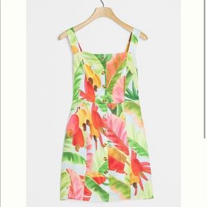 NWT Farm Rio Nisa Linen mini dress Sz Medium